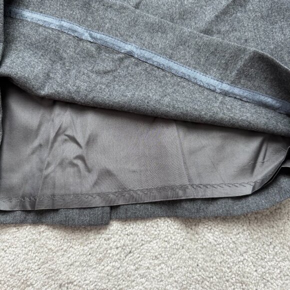 Miss Pendleton Vintage Size 8 Gray Virgin Wool Skirt - Picture 4 of 9